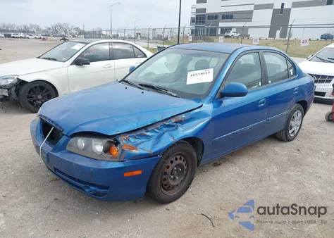 2005 Hyundai Elantra Gls/Gt from USA, damaged, VIN KMHDN46D85U159140
